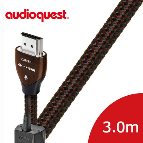 Audioquest 線聖 美國 HDMI Coffee咖啡 (3.0m) 支援4K 3D