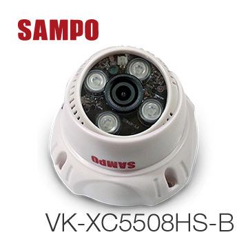 SAMPO 聲寶 【凱騰】 VK-XC5508HS-B 室內日夜兩用夜視型 AHD 1080P 紅外線LED攝影機