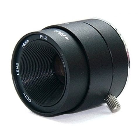 監視器攝影機 手動光圈 16mm/F1.2 鏡頭 CCTV 監視器鏡頭 CS Mount CS鏡頭 CS接口攝像機 DVR監控用品