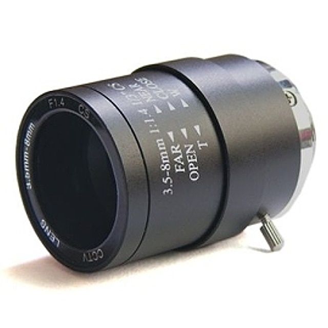  監視器攝影機 手動光圈3.5~8mm/F1.4變焦鏡頭 CCTV 監視器鏡頭 CS Mount CS鏡頭 CS接口攝像機 DVR監控用品