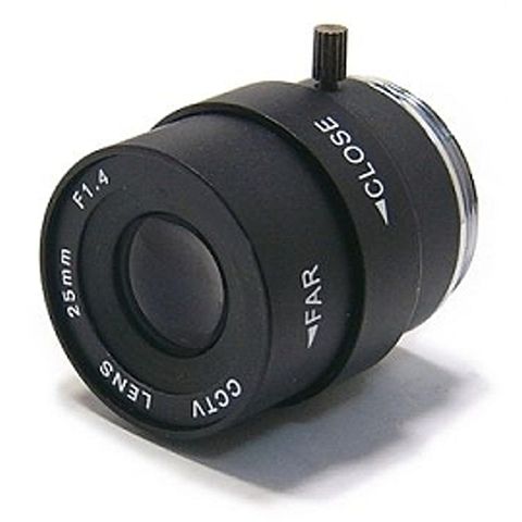 監視器攝影機 手動光圈25mm/F1.4 鏡頭 CCTV 監視器鏡頭 CS Mount CS鏡頭 CS接口攝像機 DVR監控用品