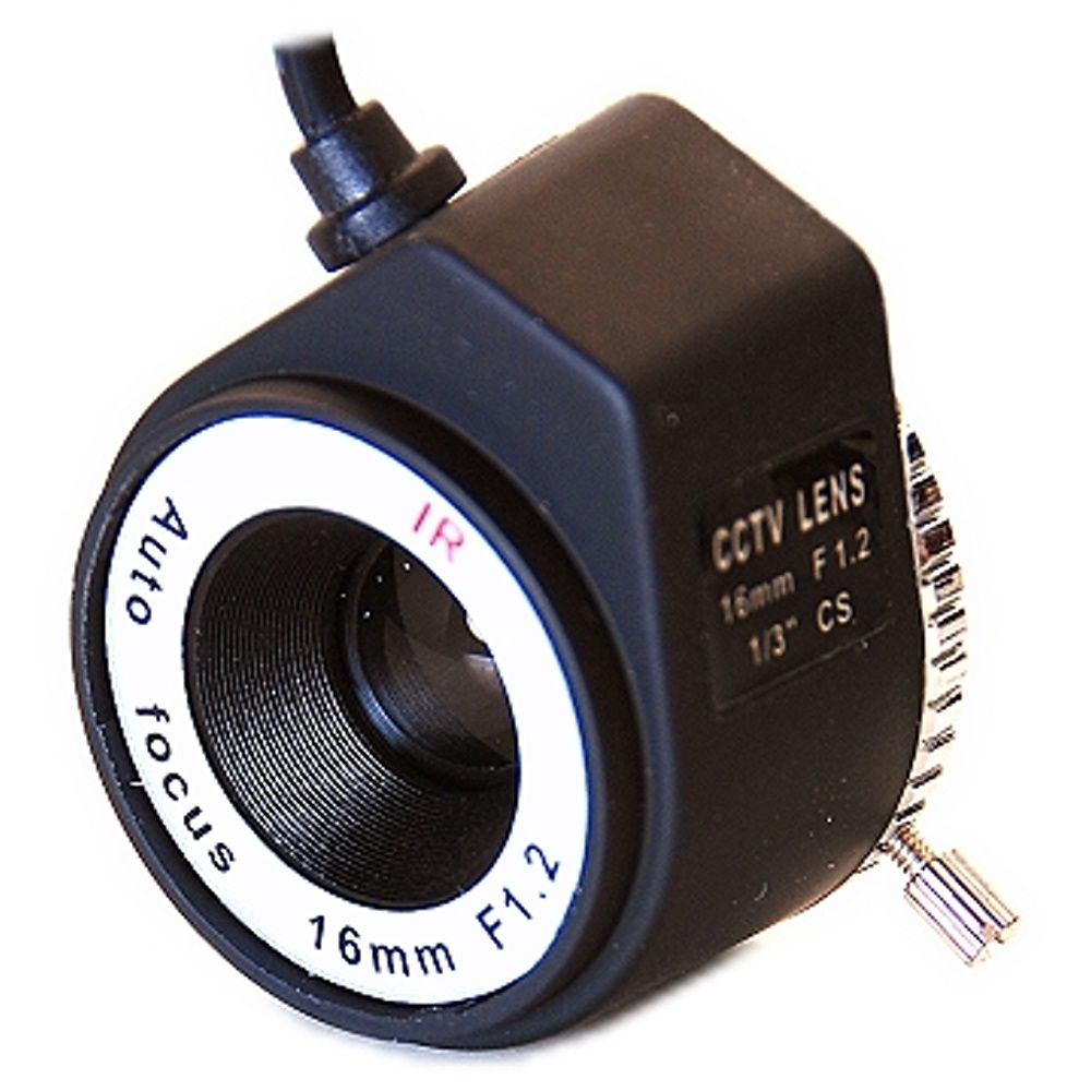  監視器材攝影機DC自動光圈16mm鏡頭(紅外線專用) CCTV監視器鏡頭 CS Mount CS鏡頭 CS接口攝像機 DVR監控用品
