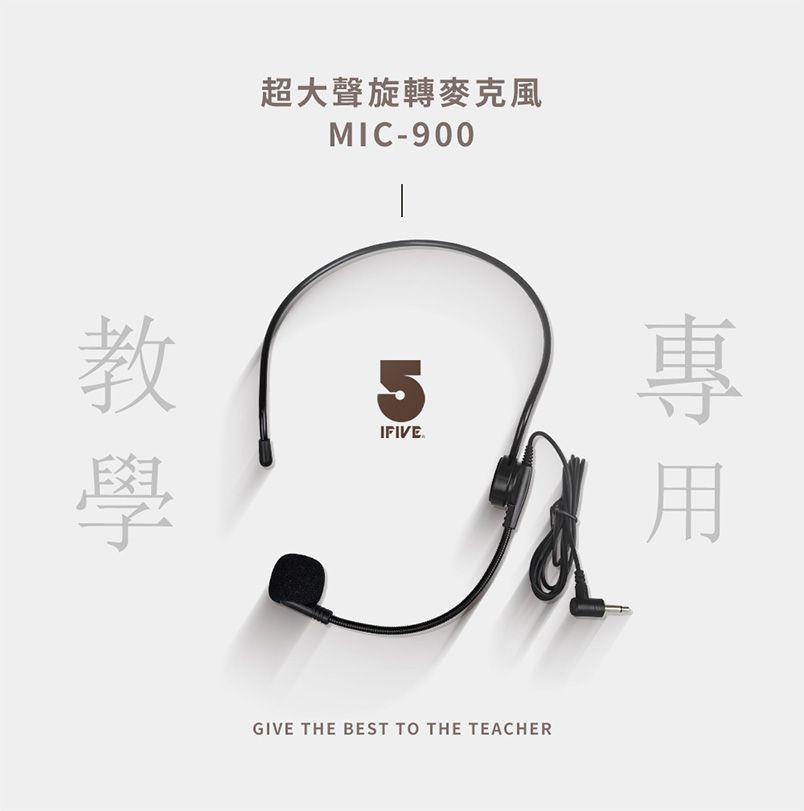 ifive 五元素 超大聲旋轉麥克風 if-MIC900超強擴音功能