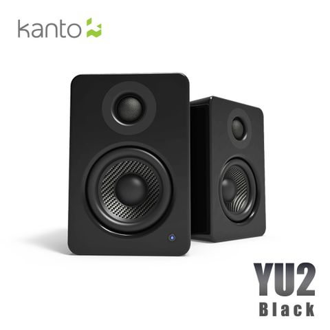 HowHear代理加拿大品牌Kanto YU2 立體聲書架喇叭-黑色款