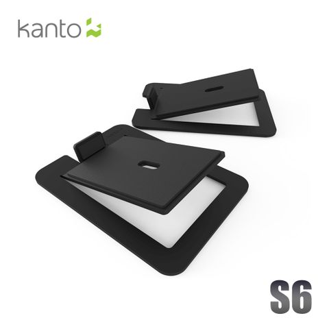 HowHear代理加拿大品牌Kanto S6 書架式5.25吋喇叭通用腳架-黑色款