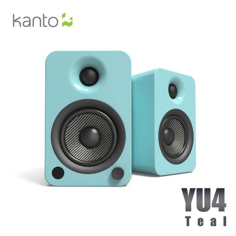 HowHear代理加拿大品牌Kanto YU4 藍牙立體聲書架喇叭-藍色款