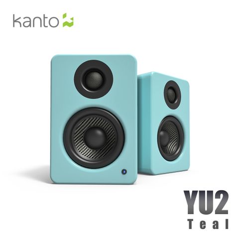 HowHear代理加拿大品牌Kanto YU2 立體聲書架喇叭-藍色款