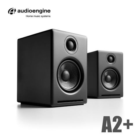 HowHear代理美國品牌Audioengine A2+ wireless主動式立體聲藍牙書架喇叭-黑