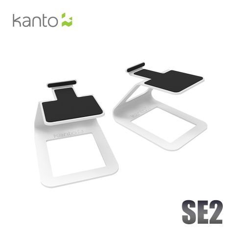 HowHear代理加拿大品牌Kanto SE2 書架喇叭C型通用腳架-白色款