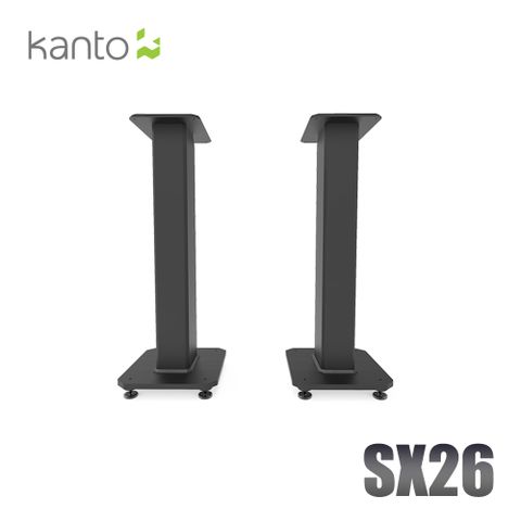 HowHear代理加拿大品牌Kanto SX26 喇叭通用落地腳架-黑色款
