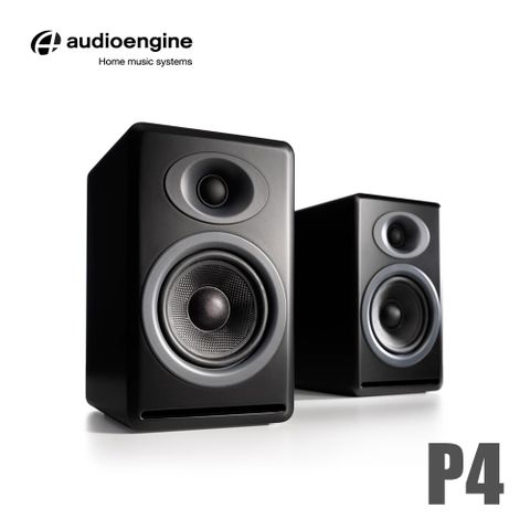 HowHear代理美國品牌Audioengine P4 被動式喇叭-黑色款