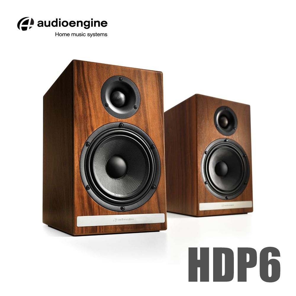 Audioengine  	 HDP6 被動式喇叭-胡桃木紋款