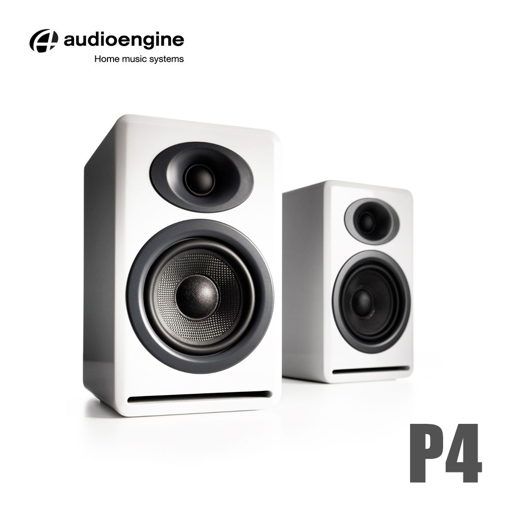 Audioengine  	 P4 被動式喇叭-白色款