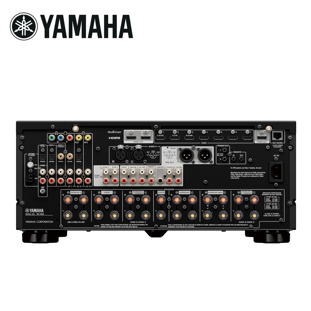 YAMAHA 山葉  11.2 聲道 AV收音擴大機 RX-A8A