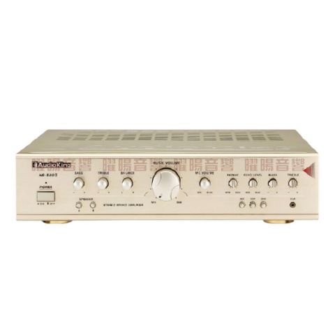 【AudioKing HS-520II】具VGA訊號 AUX 3.5訊號 工程家庭兩用卡拉OK綜合擴大機