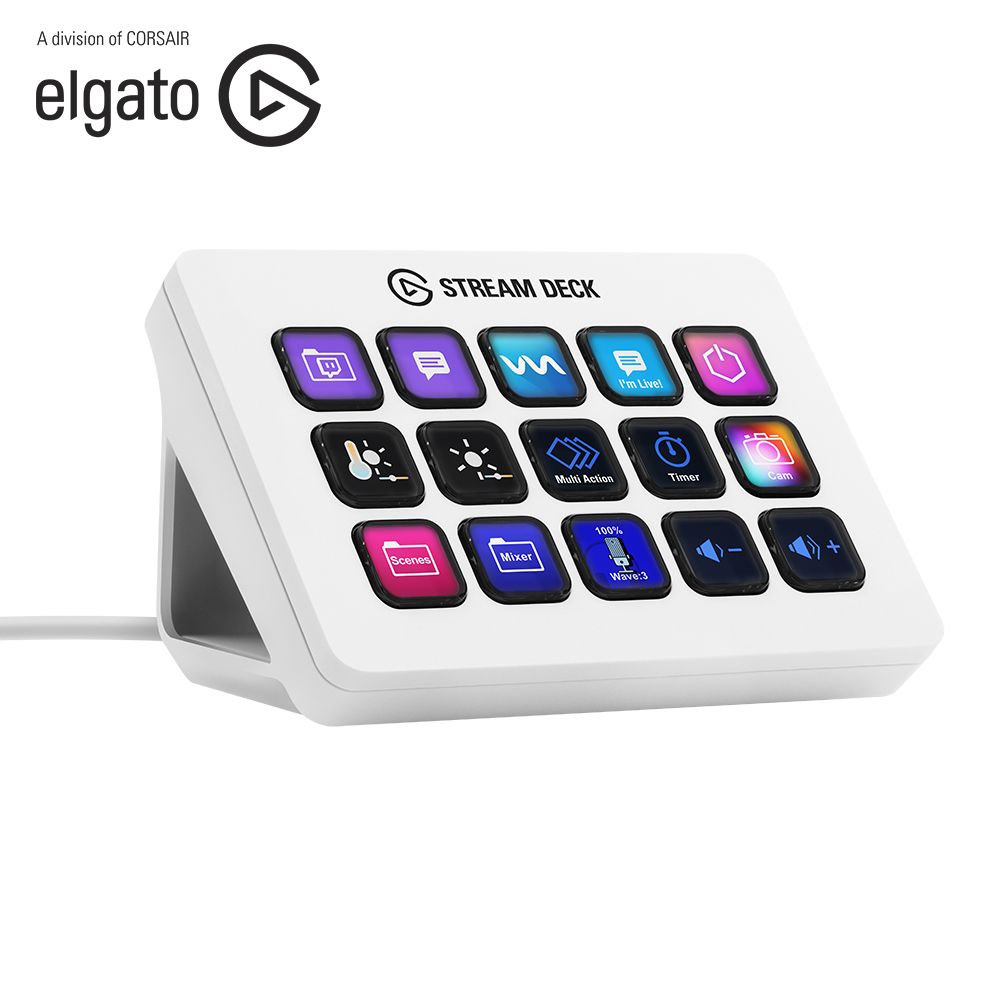 ELGATO】實況主控台-STREAM DECK MK.2 白(10GBA9911) - PChome 24h購物