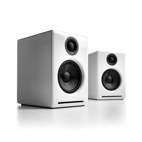 Audioengine A2+ 2025升級版 主動式立體聲藍牙書架喇叭-白