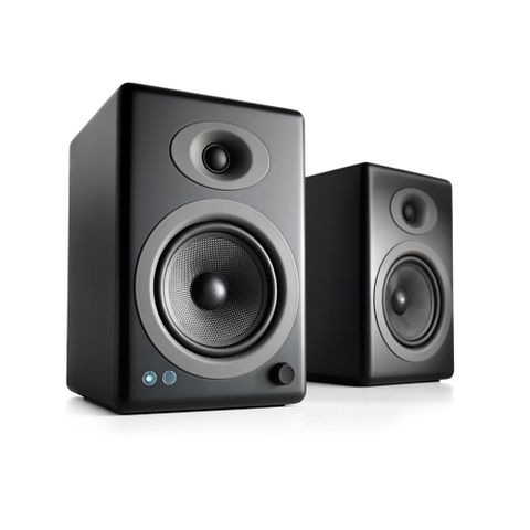 Audioengine A5+ 主動式立體聲藍牙書架喇叭-黑色款