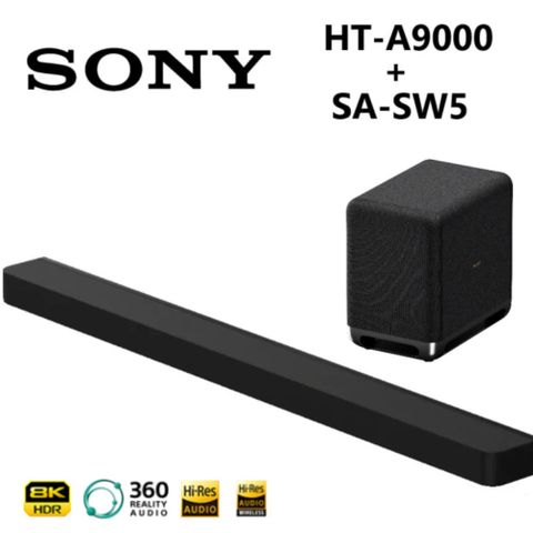 SONY 索尼 BRAVIA Theatre Bar 9旗艦型 家庭劇院組(HT-A9000+SA-SW5)