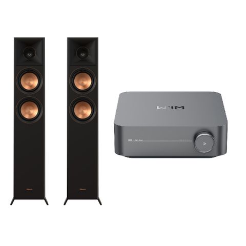 【Klipsch】RP-5000F II落地型喇叭(黑檀)+ WiiM AMP串流擴大機