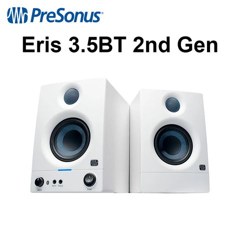 PreSonus Eris 3.5BT 2nd Gen 監聽喇叭 一對 公司貨 白