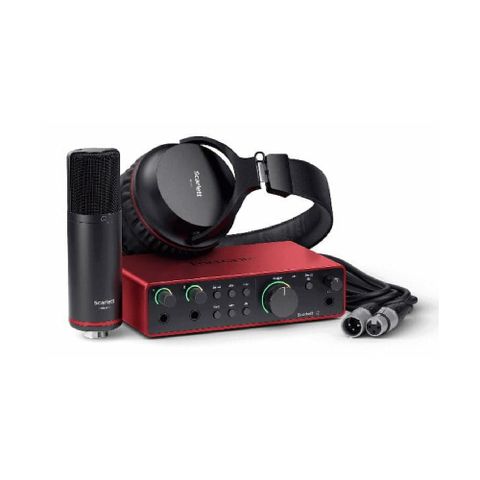 Focusrite Scarlett 4th Gen 第4代 2i2 Studio 錄音介面套裝組