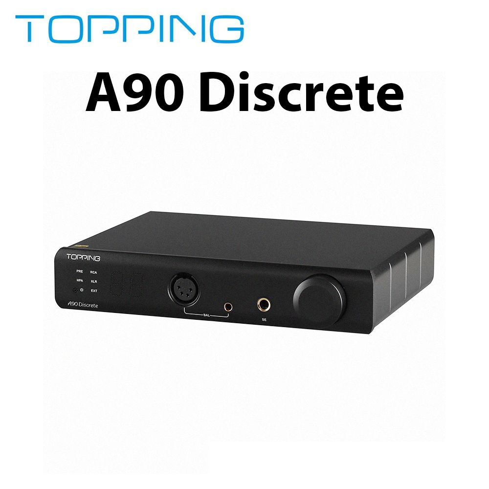 TOPPING 拓品  A90 Discrete 全分立 全平衡 旗艦耳擴 前級 公司貨 黑