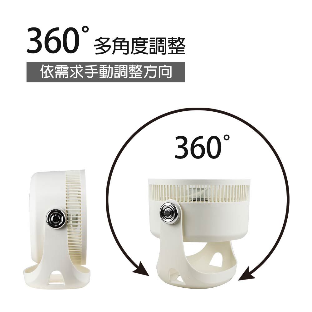 360 多角度調整依需求手動調整方向360°