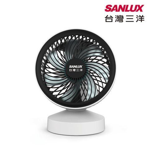 SANLUX 台灣三洋 USB 酷涼風扇 EF-601D 白