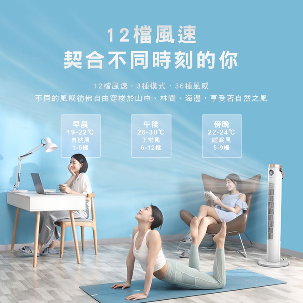 PHILIPS 飛利浦   負離子淨化DC塔式遙控電風扇 定時大廈扇 液晶觸控顯示 ACR3144WTF