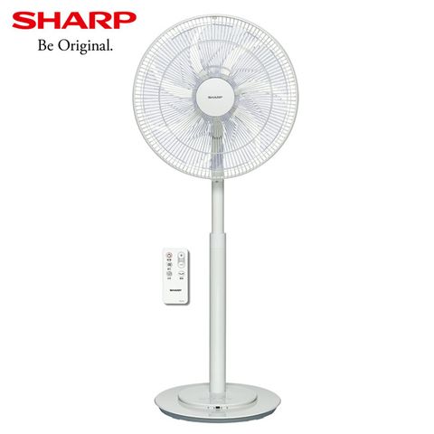 SHARP夏普 16吋DC變頻無線遙控立扇 PJ-R16GD8段風量設計，搭配空調使用，環保又節能