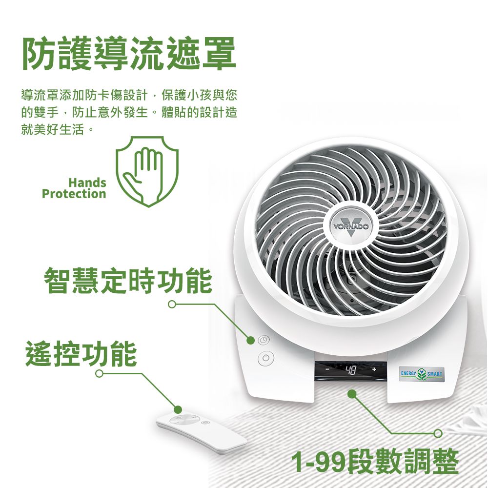 VORNADO 沃拿多 美國 渦流空氣循環機6303DC/白