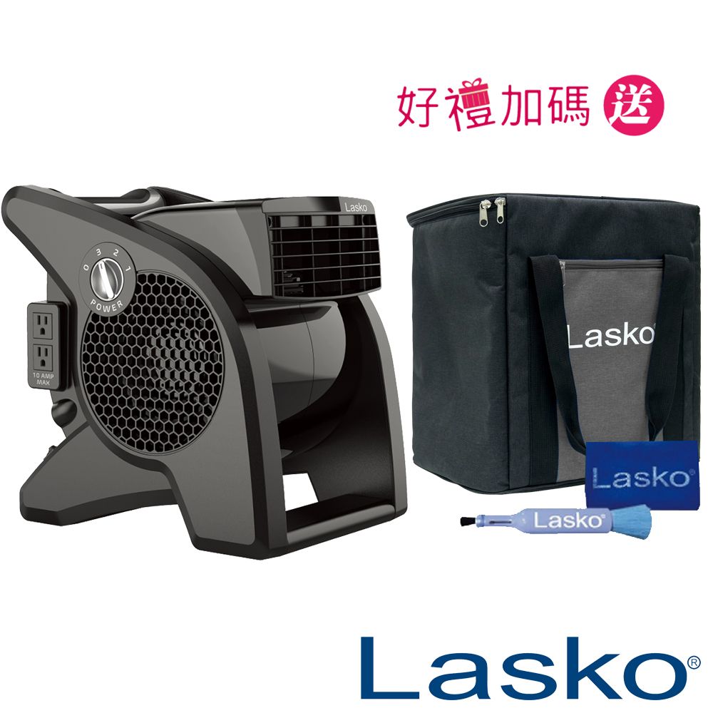 Lasko 【美國 】AirSmart 黑武士 渦輪循環風扇 U15617TW