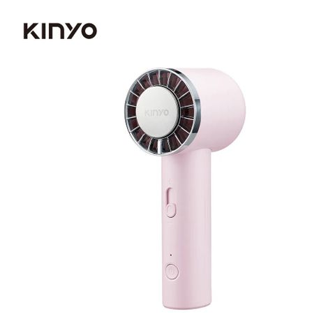 KINYO UF-3020 冰旋風充電風扇｜粉色