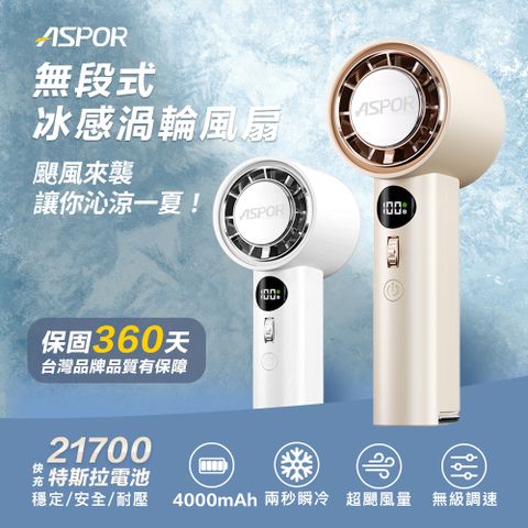 ASPOR 無段式冰感渦輪風扇-FN-158