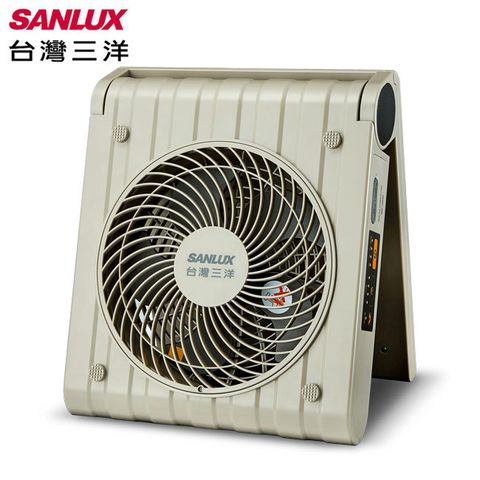 SANLUX台灣三洋 10吋DC太陽能充電式行動風扇 SBF-10DSE外出使用免插電，露營好幫手停電時也可使用
