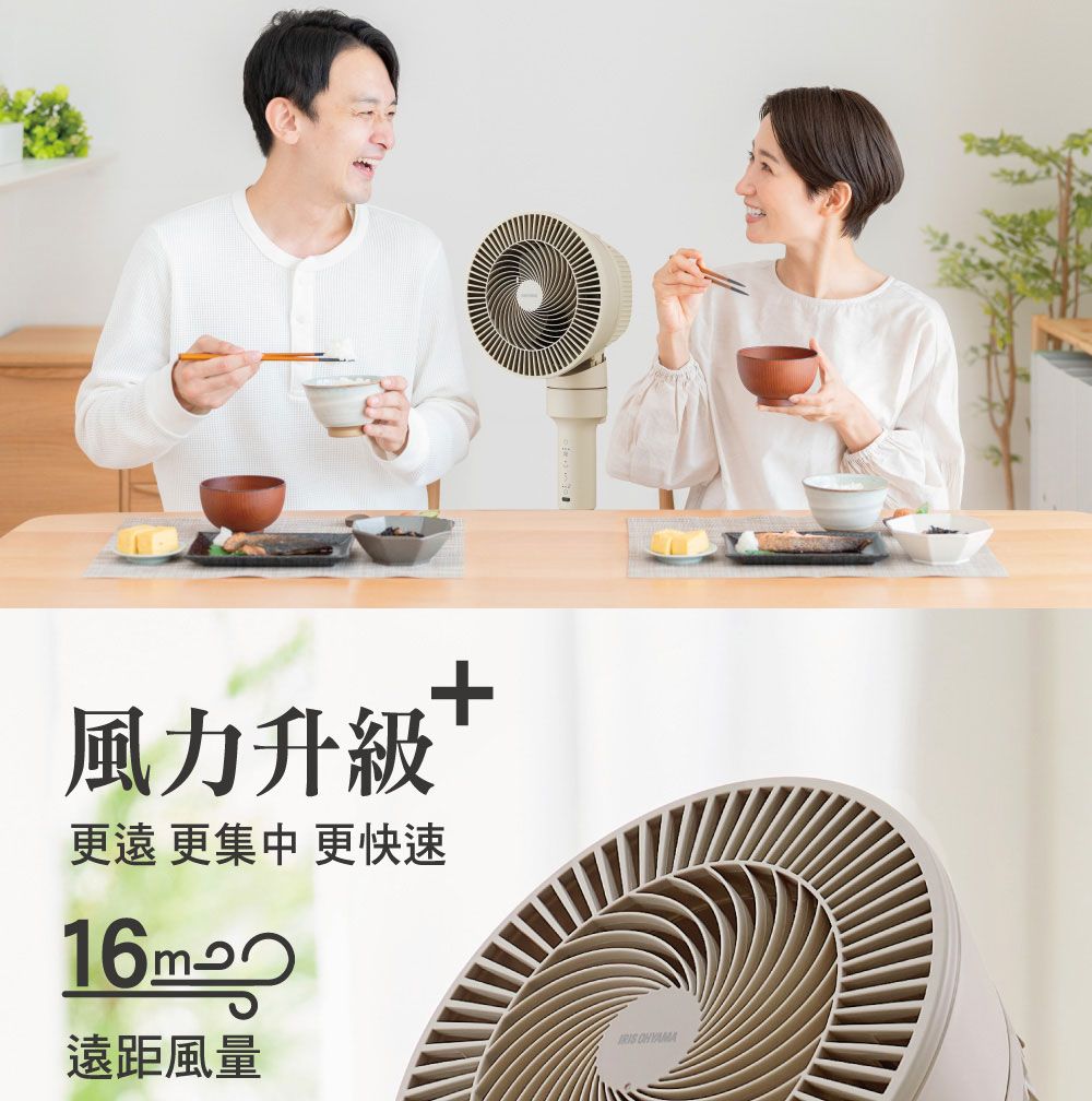 風力升級+更遠 更集中 更快速遠距風量