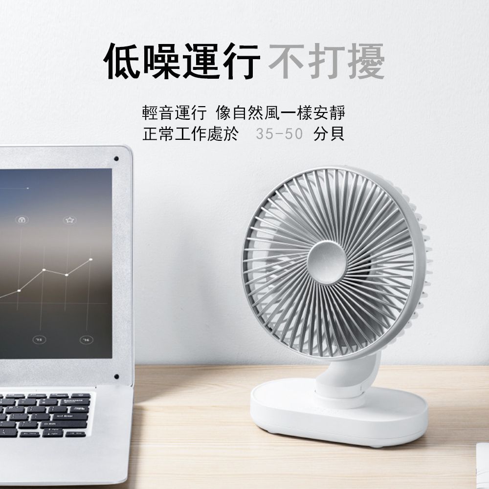  【集集客】桌面USB小風扇 靜音可搖頭充電風扇  USB風扇 電風扇 辦公室風扇 桌面扇 桌面風扇