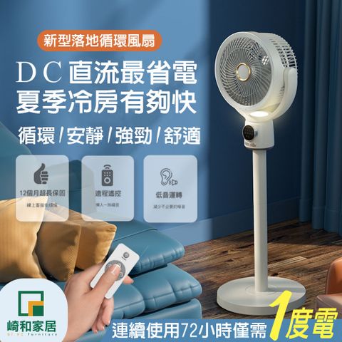 8吋變頻DC直流馬達循環扇省電救星