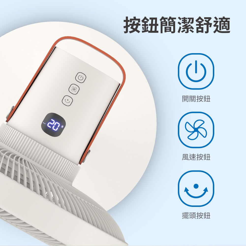 PHILIPS 飛利浦   窄邊框時尚美型風扇 ACR2142SF