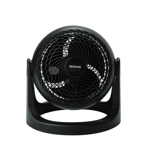 IRIS白色空氣循環扇4坪黑色電風扇【PCF-HE15-B】