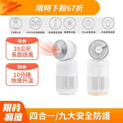 【Acerpure】Acerpure Cool 四合一涼暖空氣循環清淨機 AH333-10W