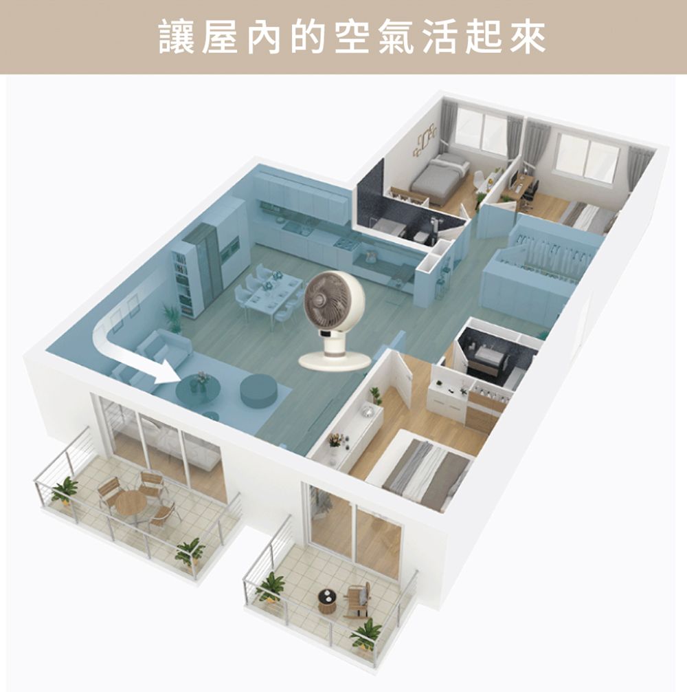 讓屋內的空氣活起來