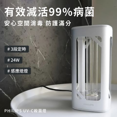 PHILIPS 飛利浦 殺菌燈 UV-C 桌上型PU002感應語音(平行輸入)