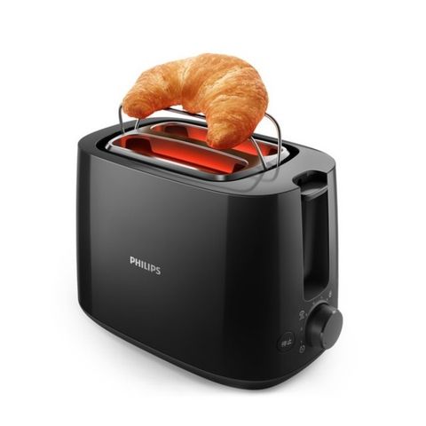 【飛利浦 PHILIPS】電子式智慧型厚片烤麵包機 黑色 (HD2582/92)