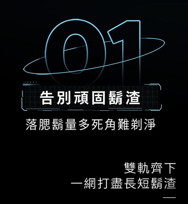 告別頑固鬍渣落腮鬍量多死角難剃淨雙軌齊下一網打盡長短鬍渣