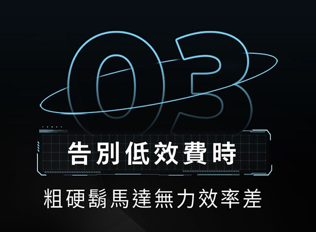 告別低效費時粗硬鬍馬達無力效率差