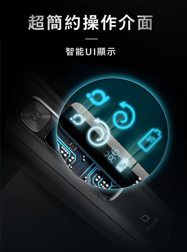 超簡約操作介面智能顯示%