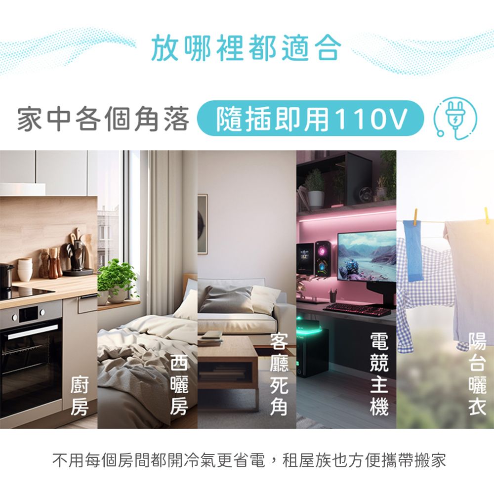 DIKE HLE700WT 多功能移動式瞬涼水冷氣