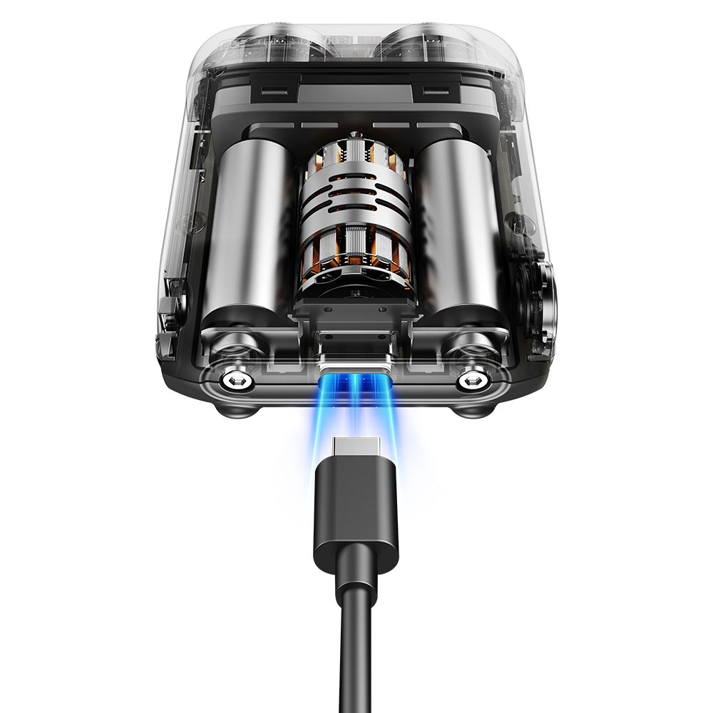 SKYWORTH 創維 行者 雙刀頭電動刮鬍刀/電鬍刀(充電式/IPX7防水/全機水洗/磁吸刀頭)